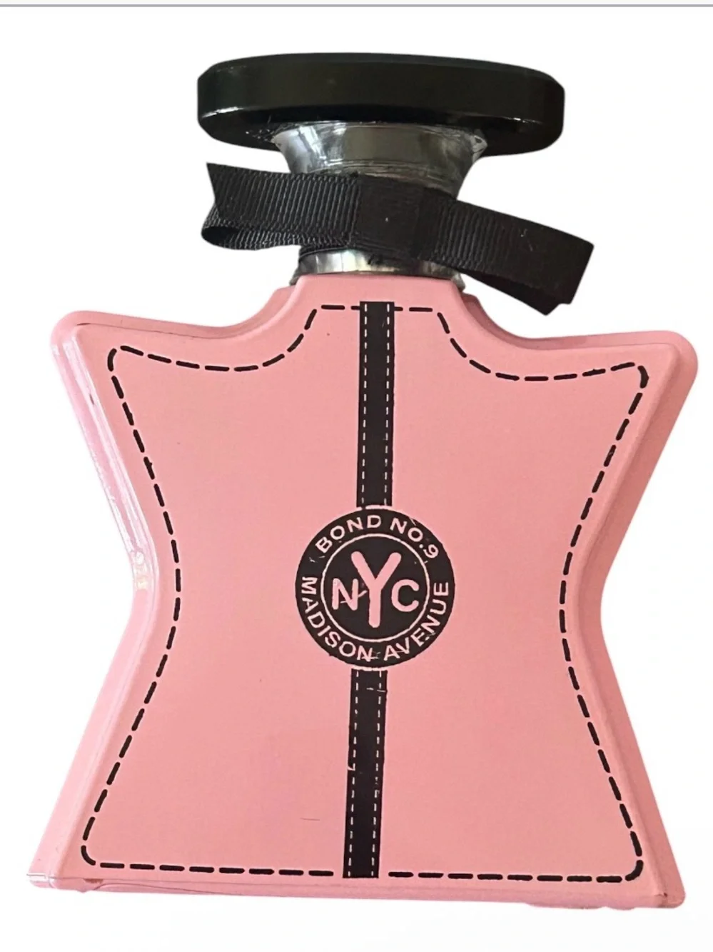 Madison Pink Star-Shaped Body Fragrance Bottle with Black Accents